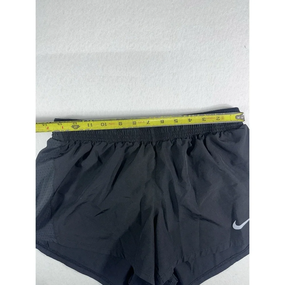 Nike Women's Black Dri-FIT Running Athletic Workout Shorts Size Medium